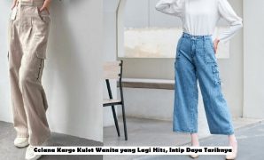 Celana Kargo Kulot Wanita