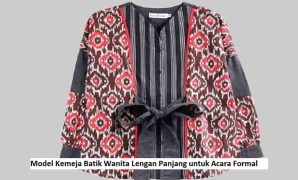 Model Kemeja Batik Wanita Lengan Panjang untuk Acara Formal
