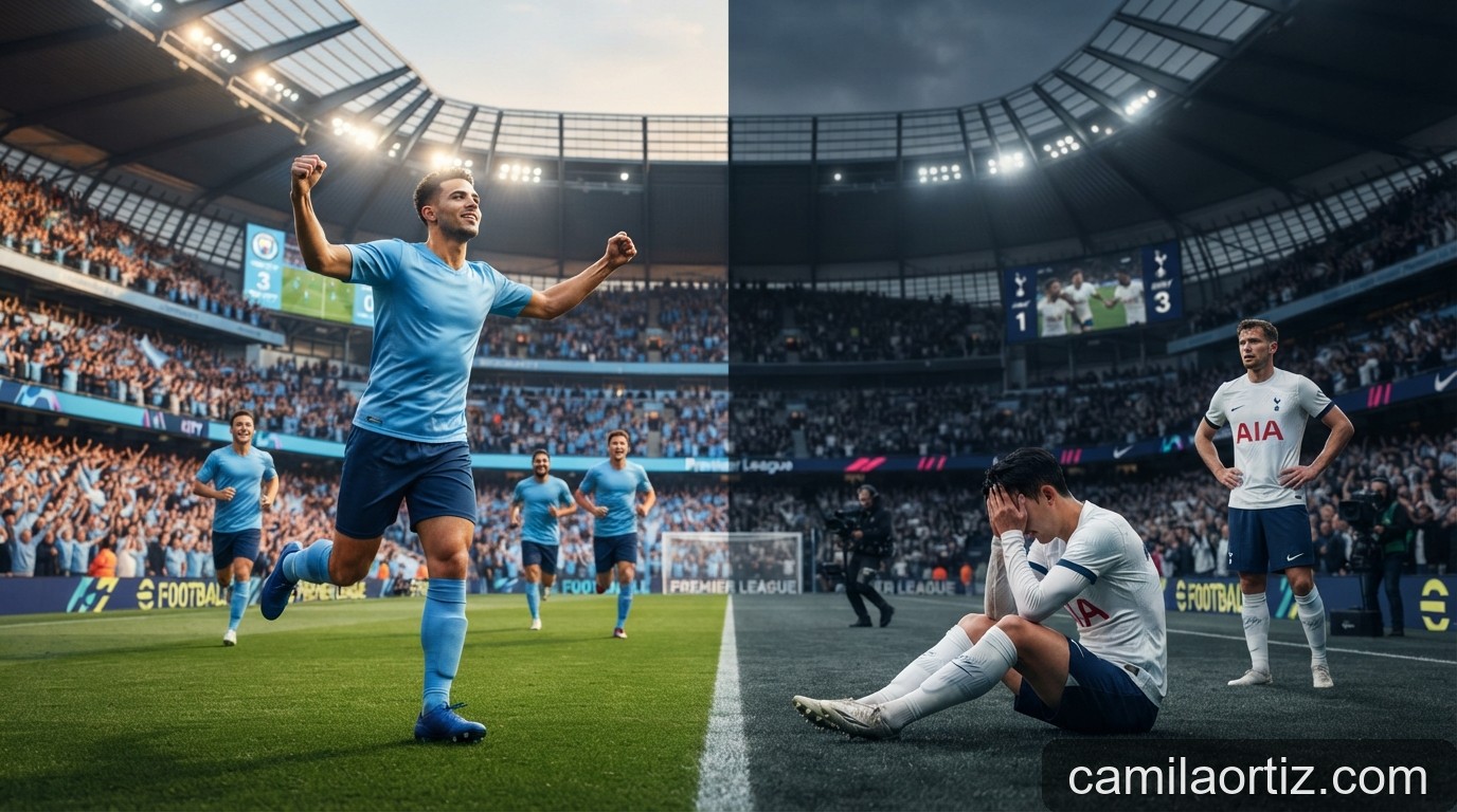 Premier League 2026/27: Man City thống trị, Tottenham rơi tự do gây sốc